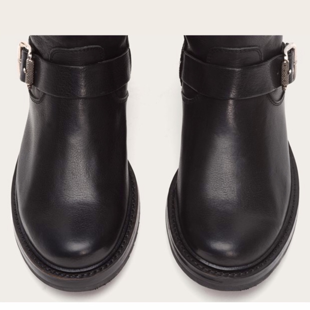 NEW Frye boots Black Veronica Strap Tall Size 6 - Picture 5 of 8